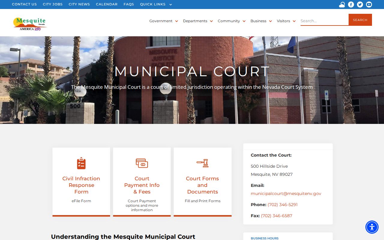 Mesquite warrant records Municipal Court resolution information